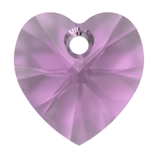 Swarovski    XILION Heart Pendant-Amethyst 6228