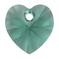 Swarovski    XILION Heart Pendant-Emerald 6228