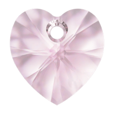 Swarovski    XILION Heart Pendant-Light rose 6228