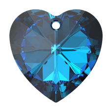 Swarovski    XILION Heart Pendant- Crystal Bermuda Blue P 6228