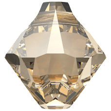 Swarovski    XILION Bicone Pendant  -Crystal Golden Shadow  6328