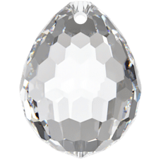 Oval Disco Pendant - CRYSTAL