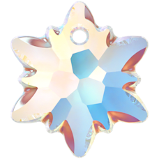 Swarovski Edelweiss Pendant - Crystal AB 6748