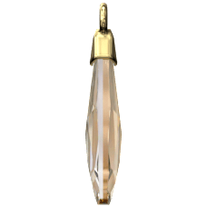 Swarovski  Raindrop Pendant-Crystal Golden Shadow GOLD 6533