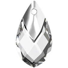 Swarovski  Met Cap Pear-shaped Pend -Crystal Light Chrome Z MCI 6565