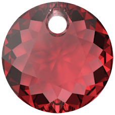 Swarovski Classic Cut Pendant-  Scarlet 6430