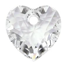 Swarovski Heart Cut Pendant  - CRYSTAL 6432