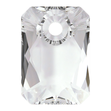 Swarovski Emerald Cut Pendant -  Crystal  6435