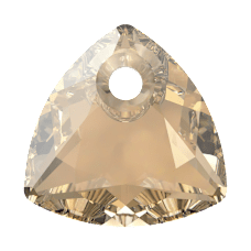 Swarovski Trilliant Cut Pendant -Crystal Golden Shadow  6434