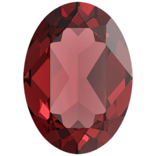 Oval Fancy Stone -  SCARLET IGNITE