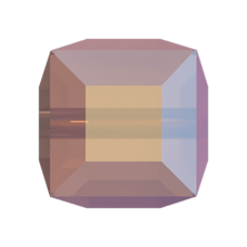 Cube Bead - ROSE WATER OPAL SHIMMERB