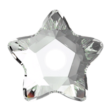 Star Flower Sew On Stone - CRYSTAL F