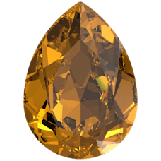 Pear Fancy Stone -   LIGHT AMBER