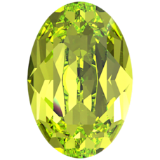 Oval Fancy Stone -  CITRUS GREEN