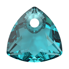 Swarovski Trilliant Cut Pendant - Blue Zircon  6434