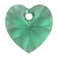 Swarovski    XILION Heart Pendant-Majestic Green 6228