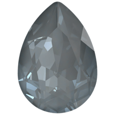 Pear Fancy Stone - CRYSTAL DKGREY_I