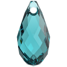 Briolette Pendant - BLUE ZIRCON