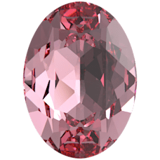 Oval Fancy Stone -  LIGHT ROSE