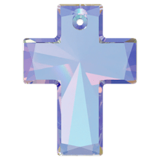 Swarovski Cross Pendant- Crystal Aurore Boreale V 6864