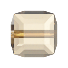 Cube Bead - CRYSTAL GOLDEN SHADOW 'B'