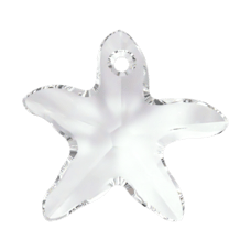 Swarovski Starfish Pendant - Crystal 6721