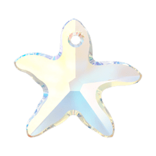 Swarovski Starfish Pendant - Crystal AB  6721