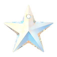 Swarovski Star Pendant- Crystal AB 6714