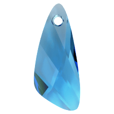 Swarovski Wing Pendant -Capri Blue  6690