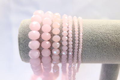 Rose Opal Donut Beads #10