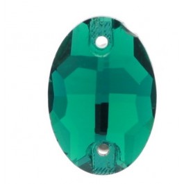 OVAL SEW-ON Emerald