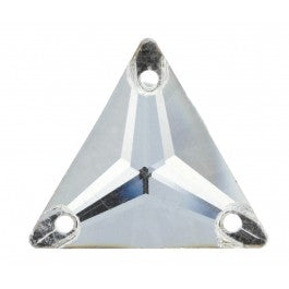 Triangle Sew-on Silver