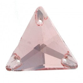 Triangle Sew-on Light Rose