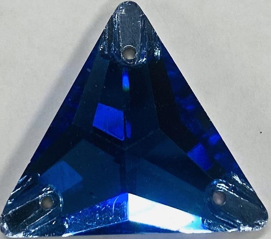 Triangle Sew-on Sapphire