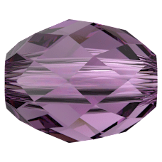 Olive Briolette Bead - AMETHYST